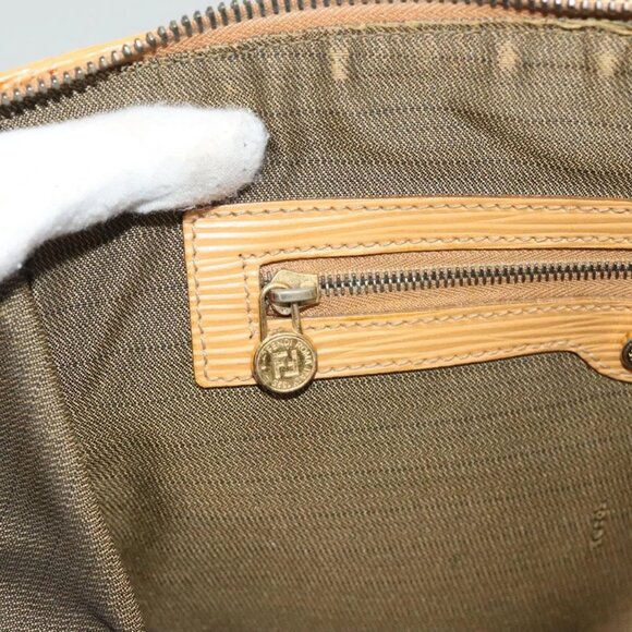 FENDI Zucca Canvas Hand Bag 2way Brown Black Auth bs27918 - Picture 13 of 16